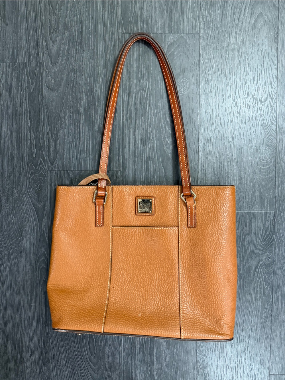 Dooney & Bourke Tan Pebble Leather Tote